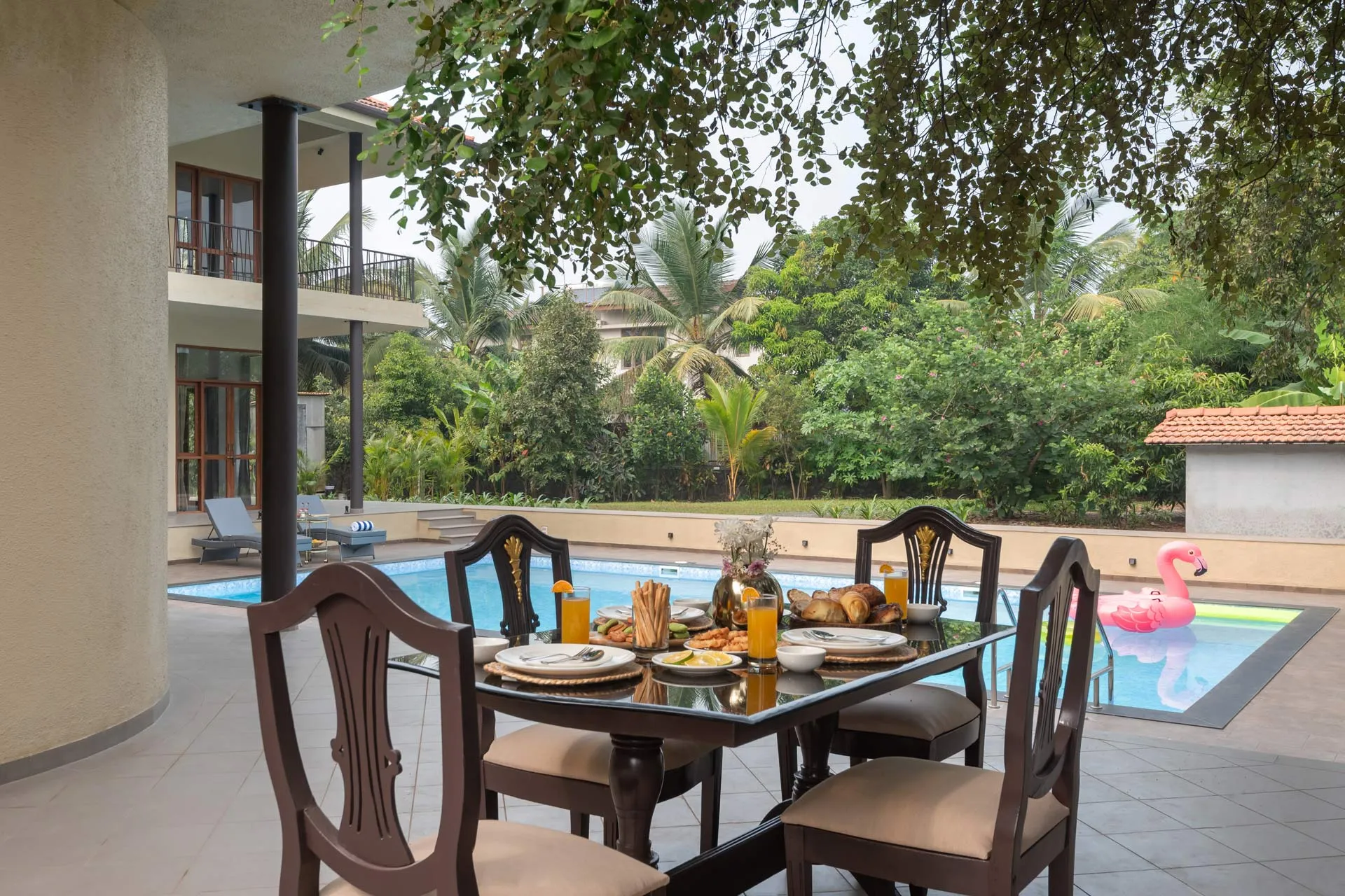 Casa Frangipani Alibaug | 6-Bedroom Private Pool Villa with Lawn & BBQ